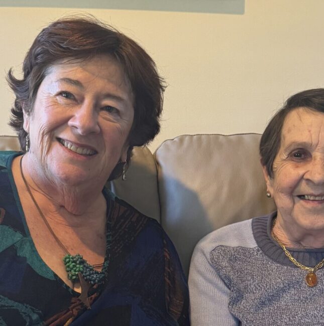 Companionship and travel tales keep Esther going