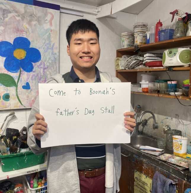 Boonah’s first Father’s Day Stall: Art that makes a difference
